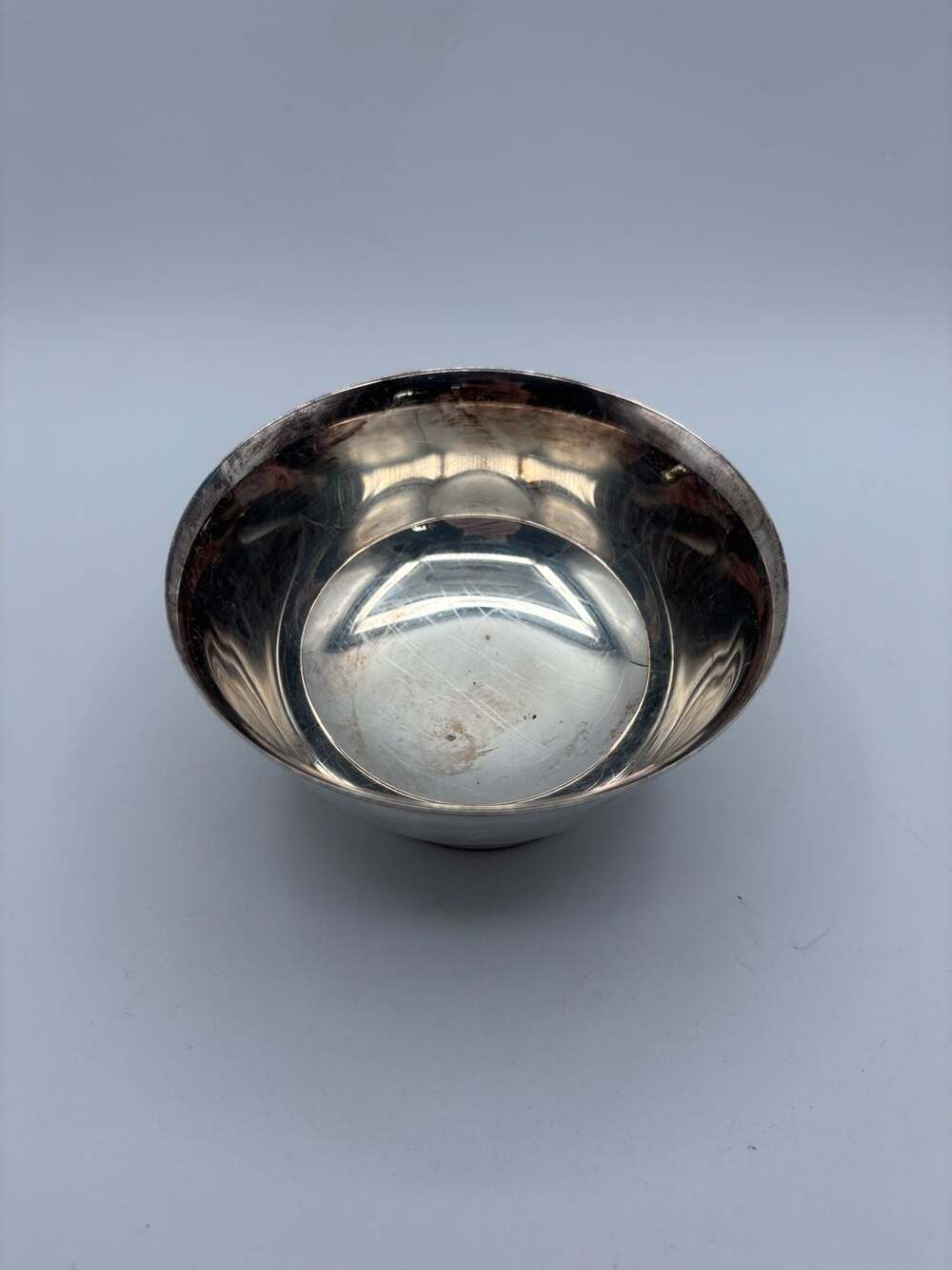 Vintage Gorham Silverplate Paul Revere Style Footed Bowl YC795